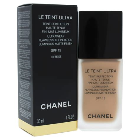 chanel le teint ultra foundation spf 15|chanel foundation for face.